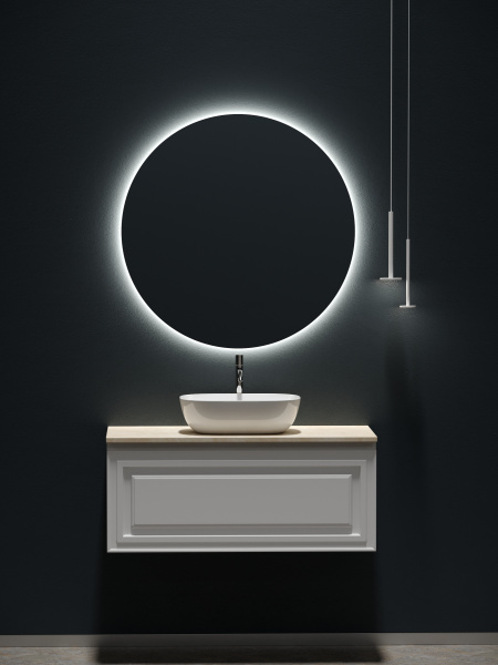 Столешница для ванной комнаты SANCOS  1000х460 ,  TT100A2X